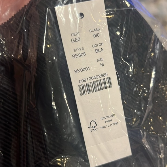 J. Crew Ribbed High-Rise Cheeky Bikini Bottom – Black Size XS & M BE808 - Picture 11 of 15